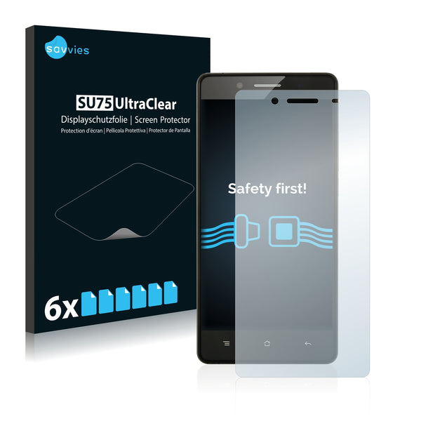 6x Savvies SU75 Screen Protector for Cubot X16