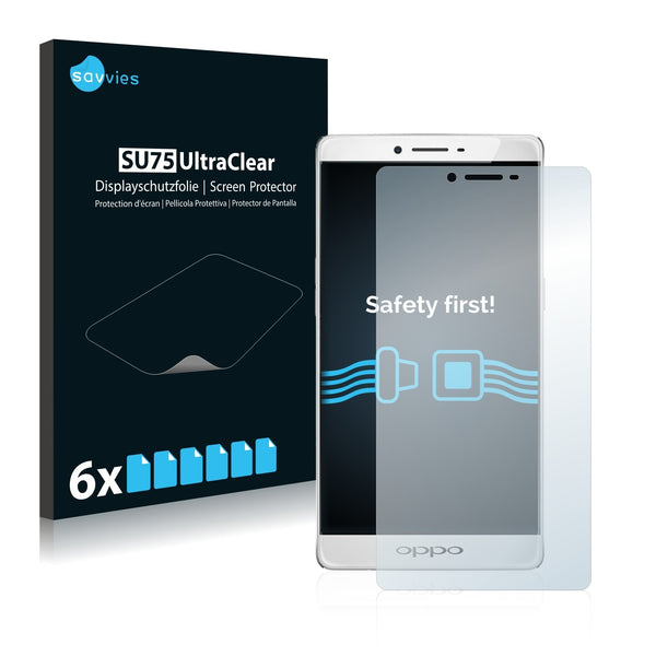6x Savvies SU75 Screen Protector for Oppo R7 Plus
