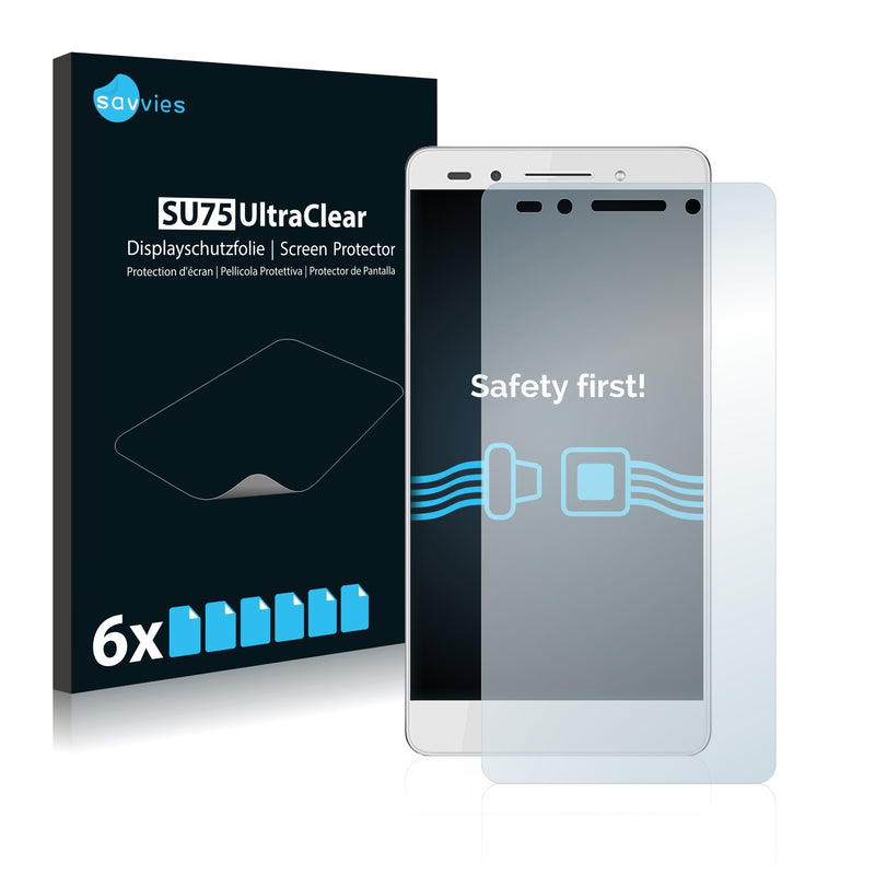 6x Savvies SU75 Screen Protector for Honor 7