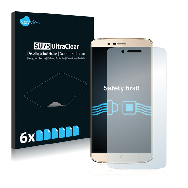 6x Savvies SU75 Screen Protector for Elephone P8000