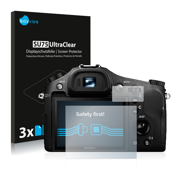 6x Savvies SU75 Screen Protector for Sony Cyber-Shot DSC-RX10 II