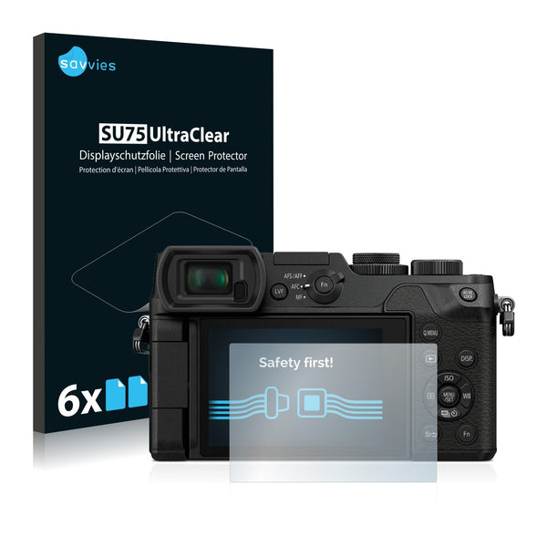 6x Savvies SU75 Screen Protector for Panasonic Lumix DMC-GX8