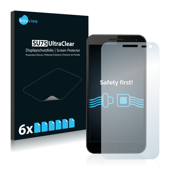 6x Savvies SU75 Screen Protector for Zopo 3X