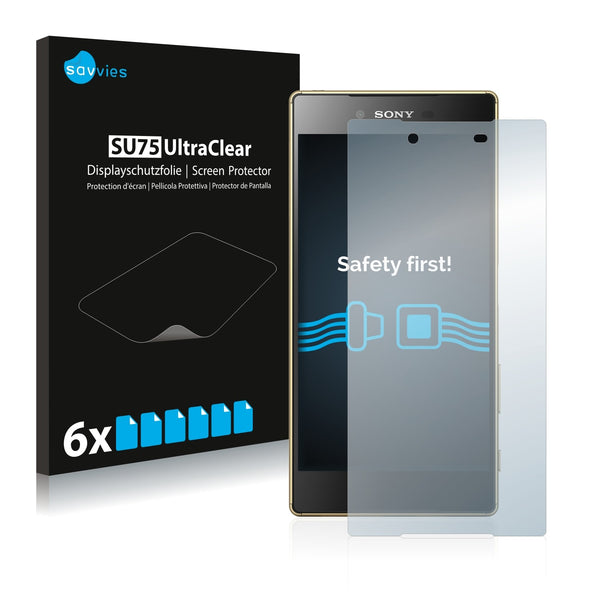 6x Savvies SU75 Screen Protector for Sony Xperia Z5 Premium