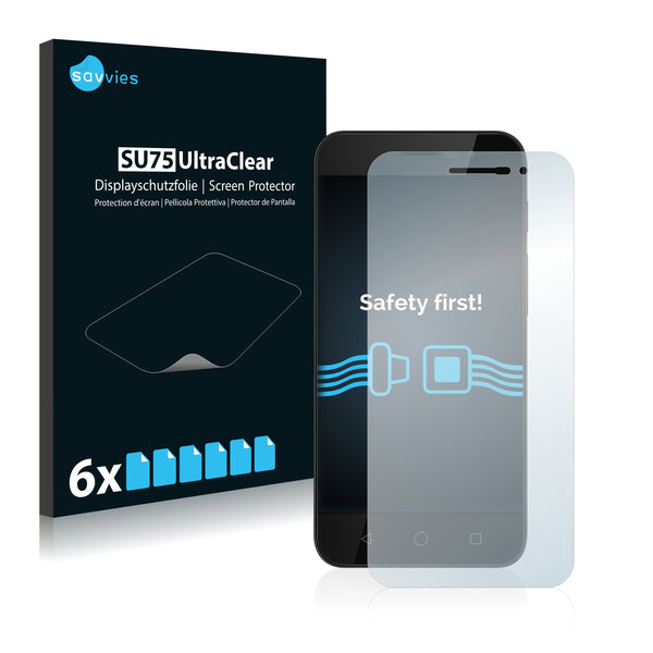 6x Savvies SU75 Screen Protector for Coolpad Porto