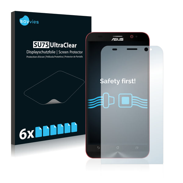 6x Savvies SU75 Screen Protector for Asus ZenFone 2 Deluxe Special Edition
