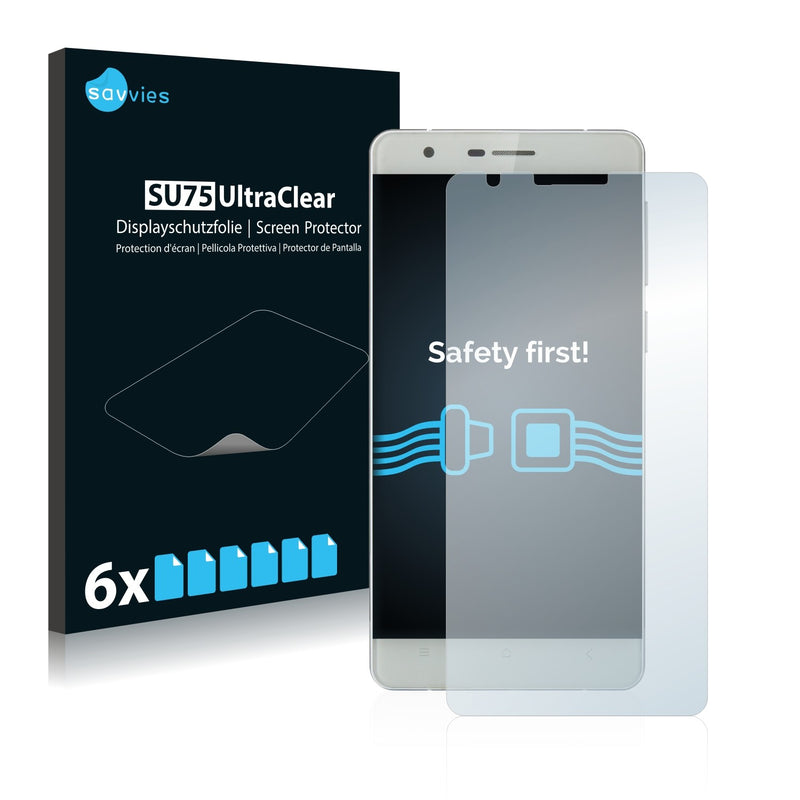 6x Savvies SU75 Screen Protector for Oukitel K4000