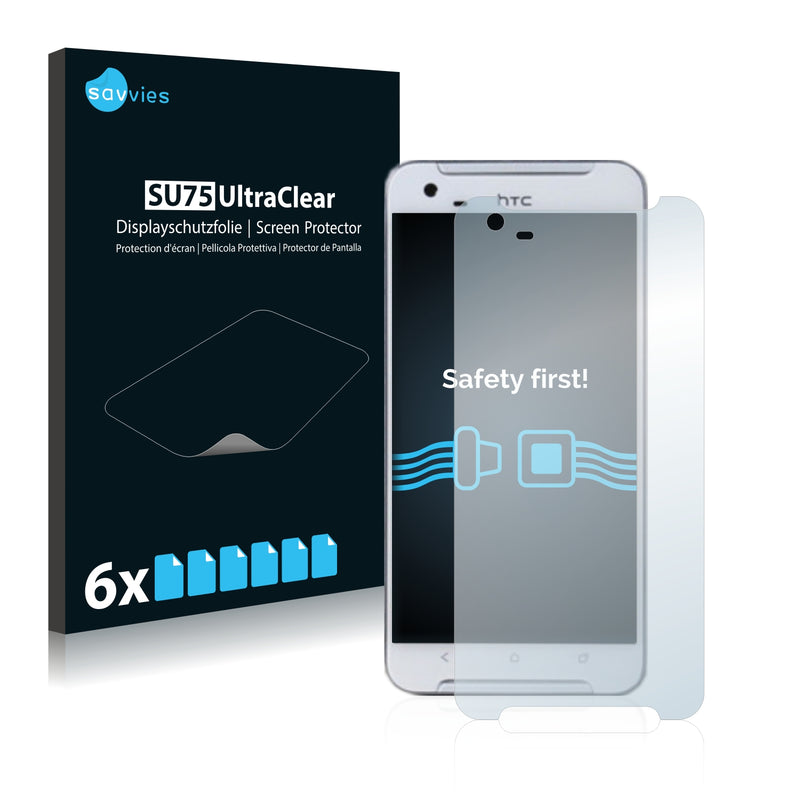 6x Savvies SU75 Screen Protector for HTC One X9