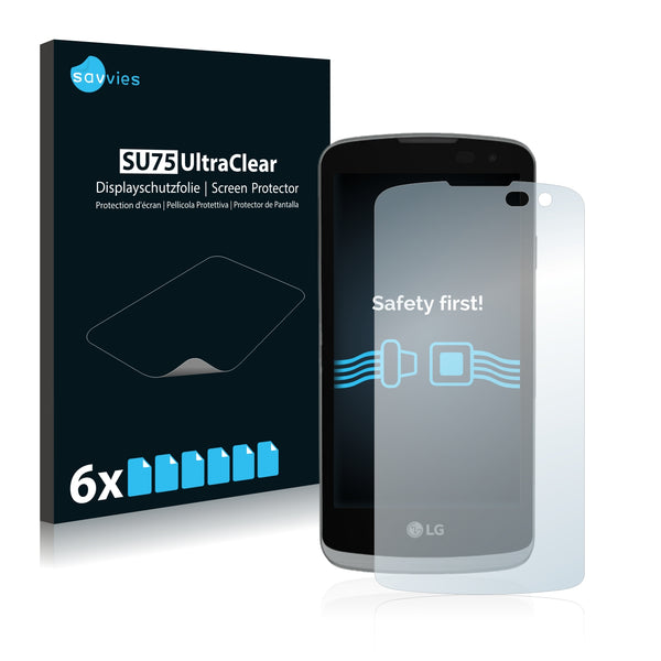 6x Savvies SU75 Screen Protector for LG Optimus Zone 3