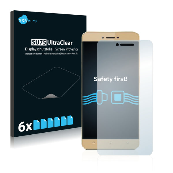 6x Savvies SU75 Screen Protector for Allview X3 Soul