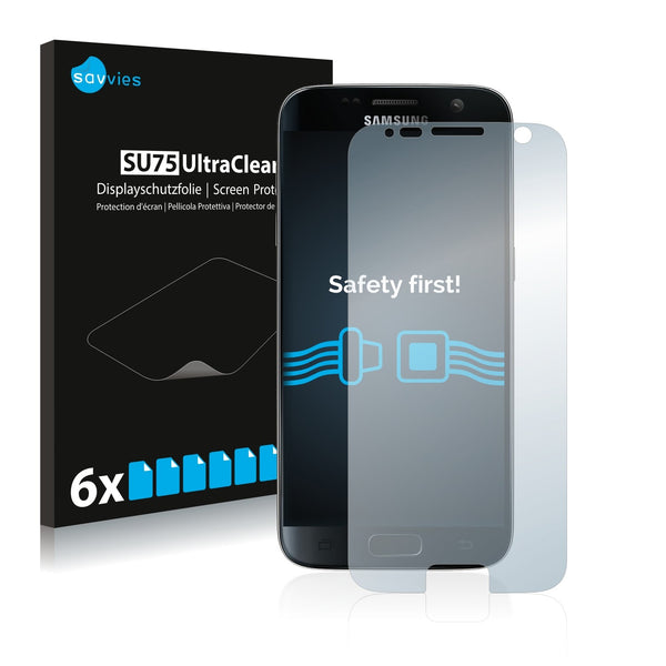 6x Savvies SU75 Screen Protector for Samsung Galaxy S7