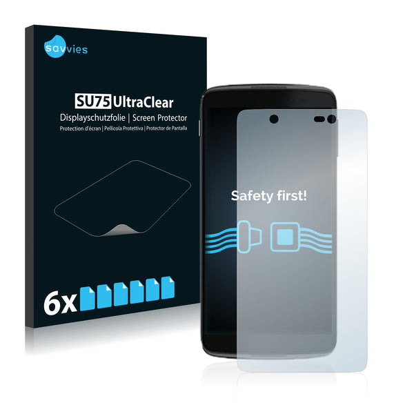 6x Savvies SU75 Screen Protector for Alcatel One Touch Idol 4