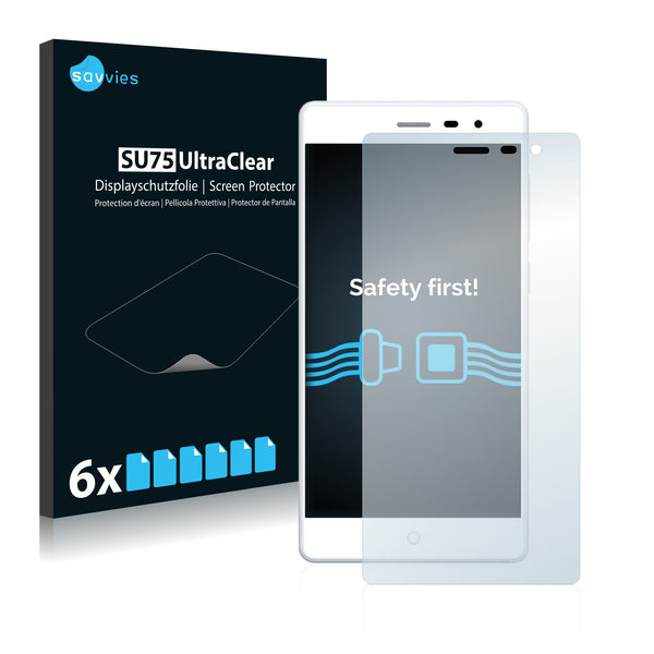 6x Savvies SU75 Screen Protector for Elephone Trunk