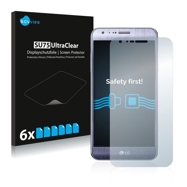 6x Savvies SU75 Screen Protector for LG X Cam