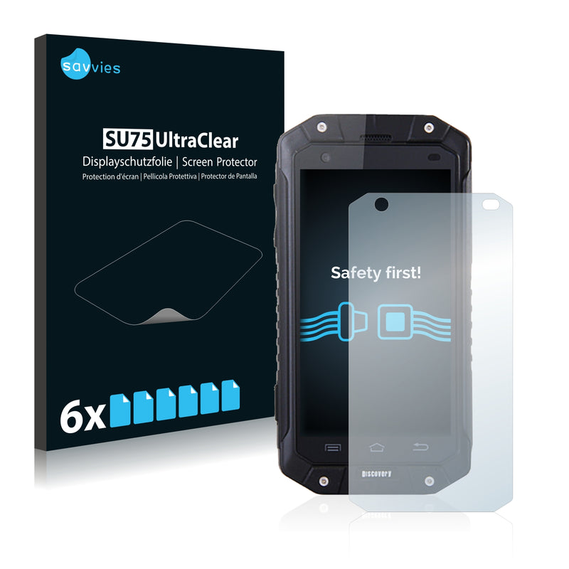 6x Savvies SU75 Screen Protector for Discovery V9
