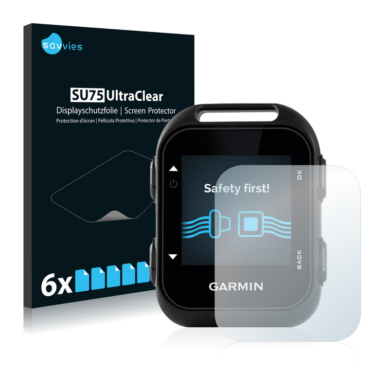 6x Savvies SU75 Screen Protector for Garmin Approach G10