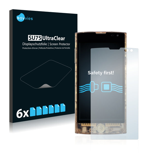 6x Savvies SU75 Screen Protector for LG Fx0