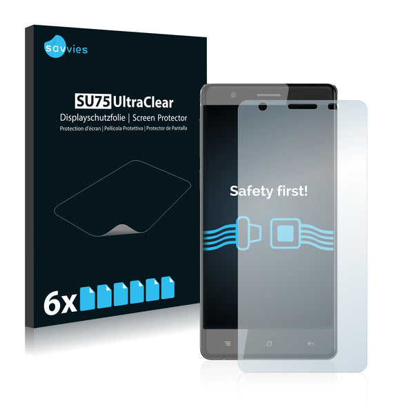 6x Savvies SU75 Screen Protector for Cubot S500