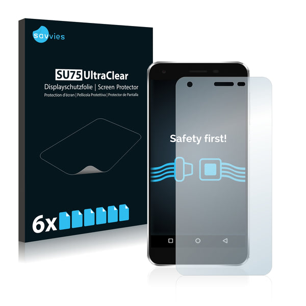 6x Savvies SU75 Screen Protector for Elephone S1