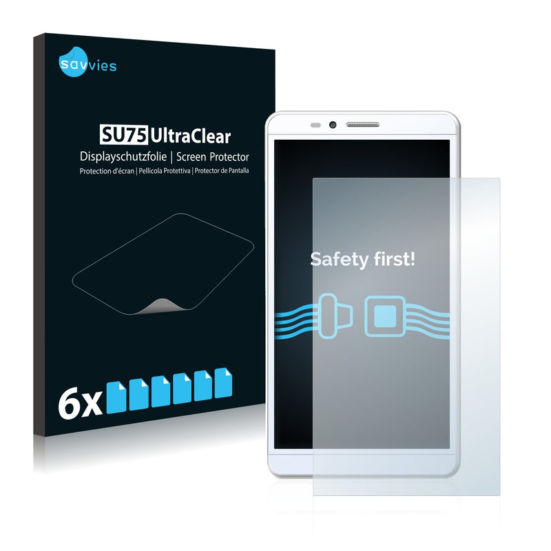 6x Savvies SU75 Screen Protector for Odys Neo 6 LTE