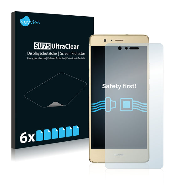 6x Savvies SU75 Screen Protector for Huawei G9 Lite