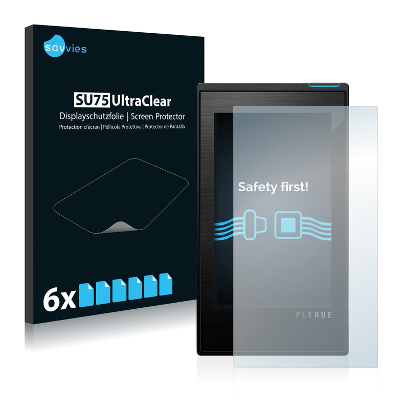 6x Savvies SU75 Screen Protector for Cowon Plenue 1
