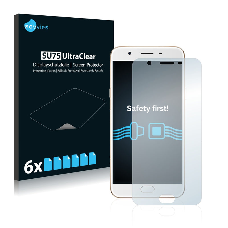 6x Savvies SU75 Screen Protector for Oppo A59