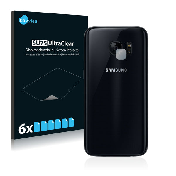 6x Savvies SU75 Screen Protector for Samsung Galaxy S7 (Camera)
