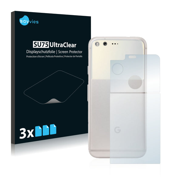 6x Savvies SU75 Screen Protector for Google Pixel (Back)