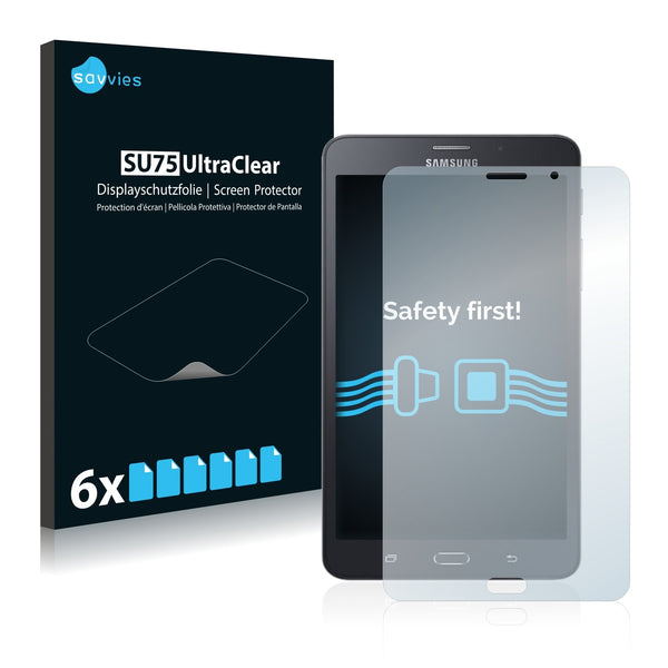 6x Savvies SU75 Screen Protector for Samsung Galaxy Tab A 6 (7.0) 4G SM-T285