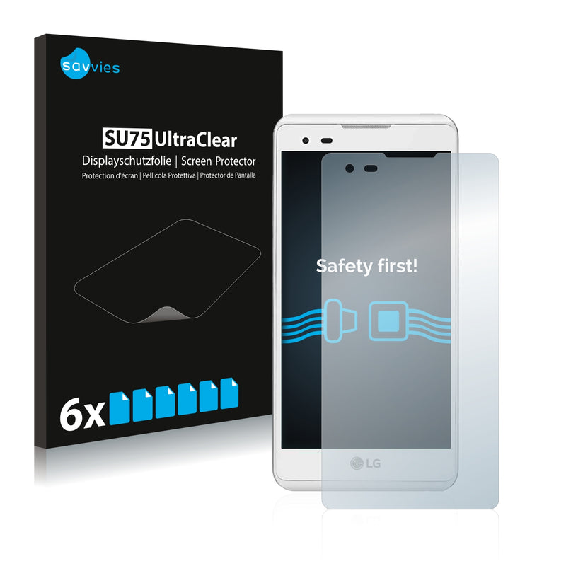 6x Savvies SU75 Screen Protector for LG Tribute HD