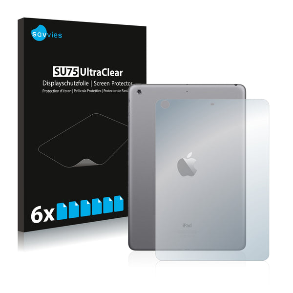 6x Savvies SU75 Screen Protector for Apple iPad Mini 2 (Back)