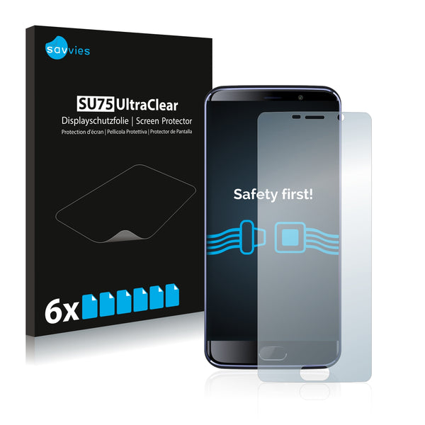 6x Savvies SU75 Screen Protector for Elephone S7