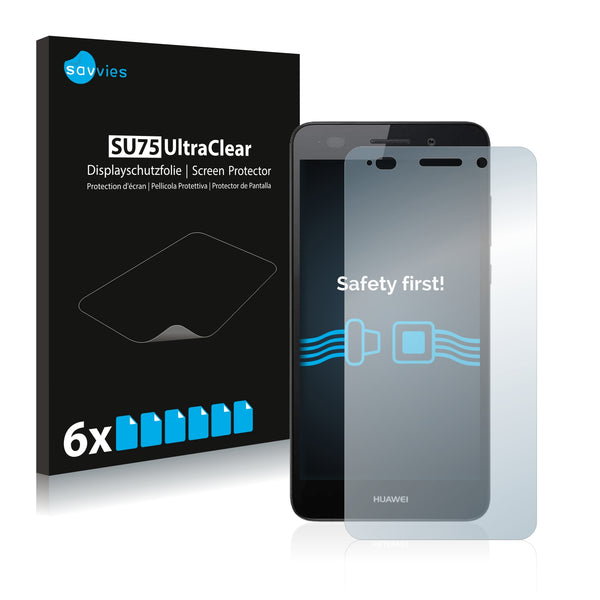 6x Savvies SU75 Screen Protector for Huawei GW