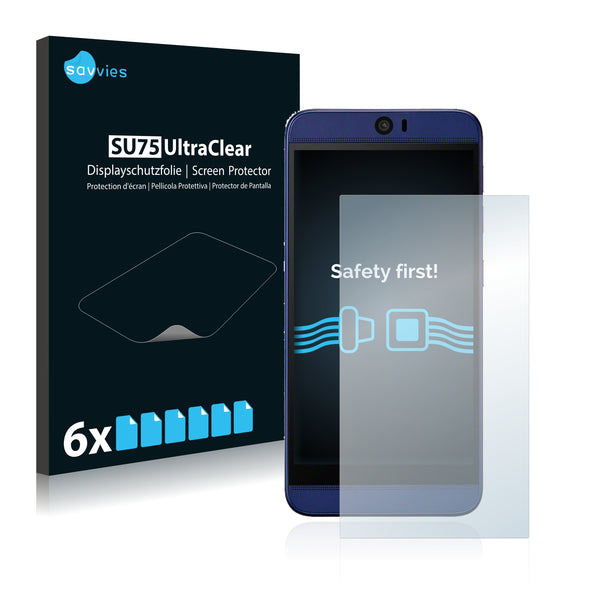 6x Savvies SU75 Screen Protector for HTC Butterfly 3 2015