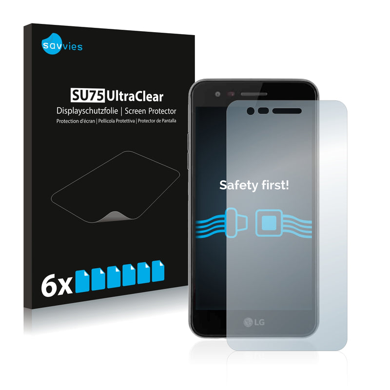 6x Savvies SU75 Screen Protector for LG Phoenix 3