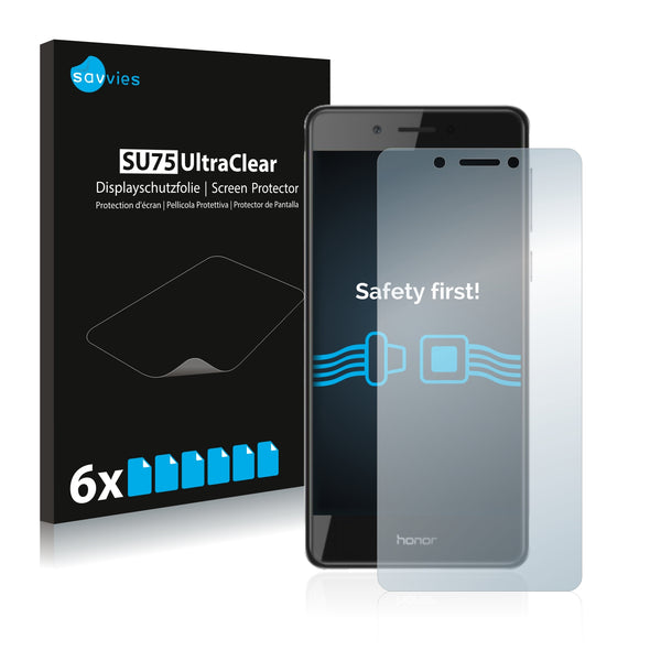 6x Savvies SU75 Screen Protector for Honor 6C