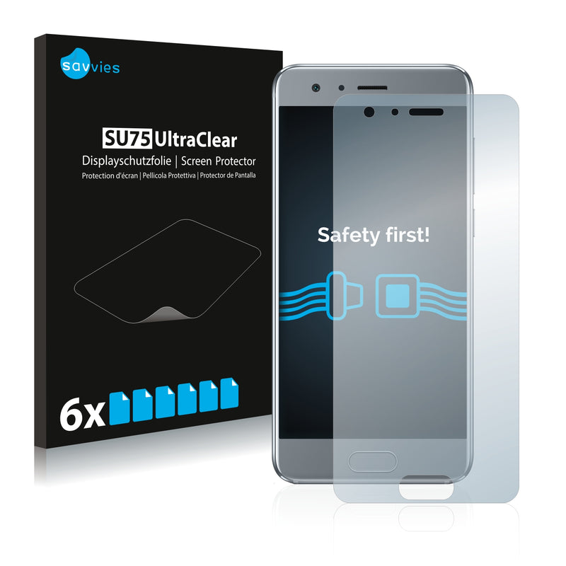 6x Savvies SU75 Screen Protector for Honor 9