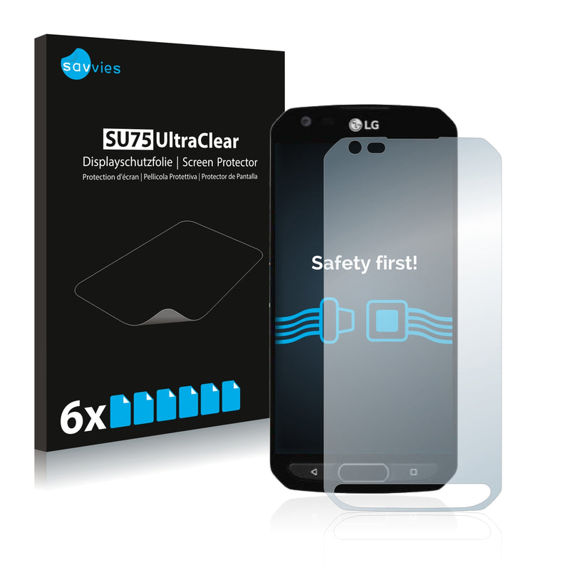 6x Savvies SU75 Screen Protector for LG X Venture