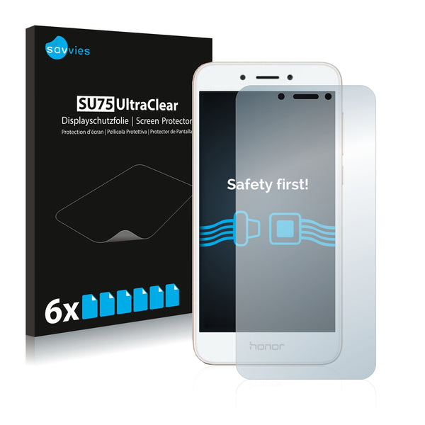 6x Savvies SU75 Screen Protector for Honor 6A