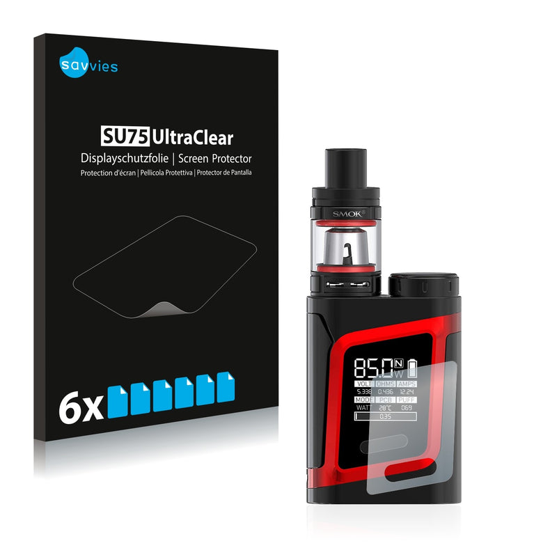 6x Savvies SU75 Screen Protector for Smok AL85