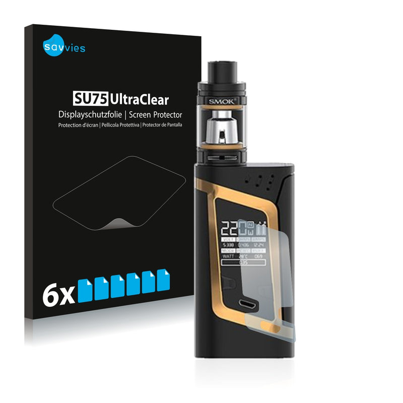 6x Savvies SU75 Screen Protector for Smok Alien 220W