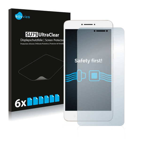 6x Savvies SU75 Screen Protector for Coolpad Cool Play 6
