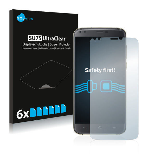 6x Savvies SU75 Screen Protector for Doogee X30