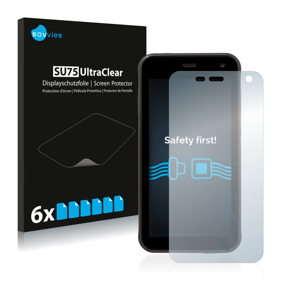 6x Savvies SU75 Screen Protector for Cyrus CS22
