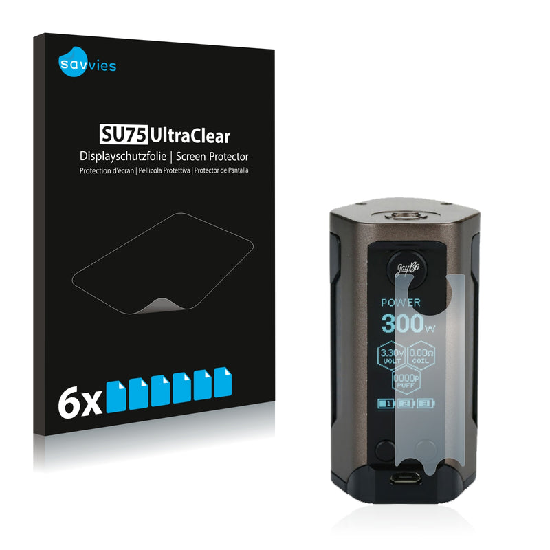 6x Savvies SU75 Screen Protector for Wismec Reuleaux RX Gen3