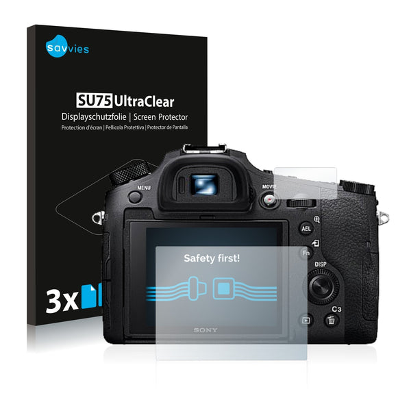6x Savvies SU75 Screen Protector for Sony Cyber-Shot DSC-RX10 IV