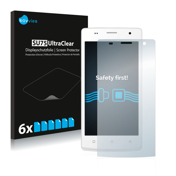 6x Savvies SU75 Screen Protector for Cynus E6