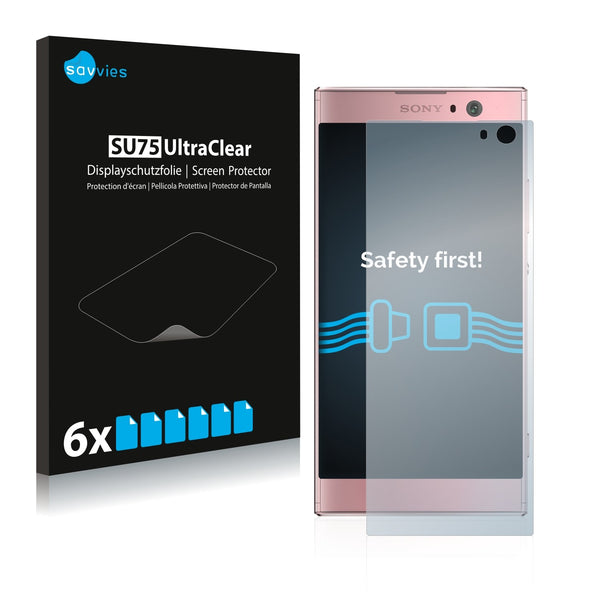 6x Savvies SU75 Screen Protector for Sony Xperia XA2