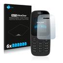 6x Savvies SU75 Screen Protector for Nokia 105 2017